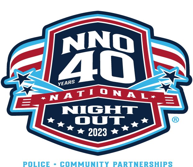 National Night Out 40 Year logo